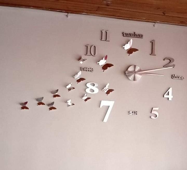 12 Mariposas decorativas en 3D, para colocar en pared. Plateadas –  Puntocomer